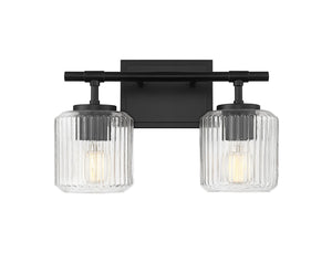 Z-Lite - 7515-2V-MB - Two Light Vanity - Landon - Matte Black