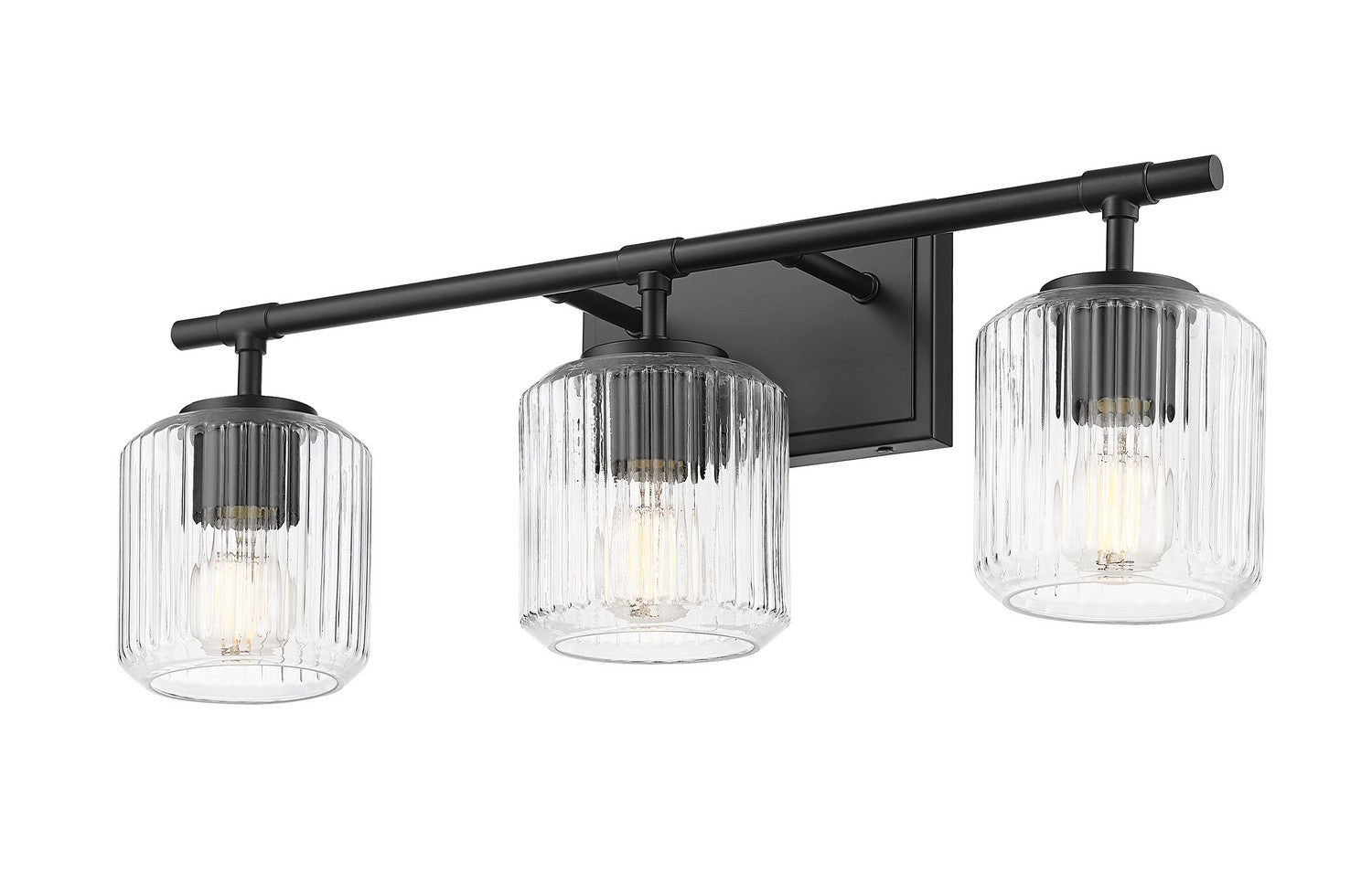 Z-Lite - 7515-3V-MB - Three Light Vanity - Landon - Matte Black