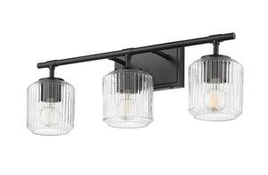 Z-Lite - 7515-3V-MB - Three Light Vanity - Landon - Matte Black