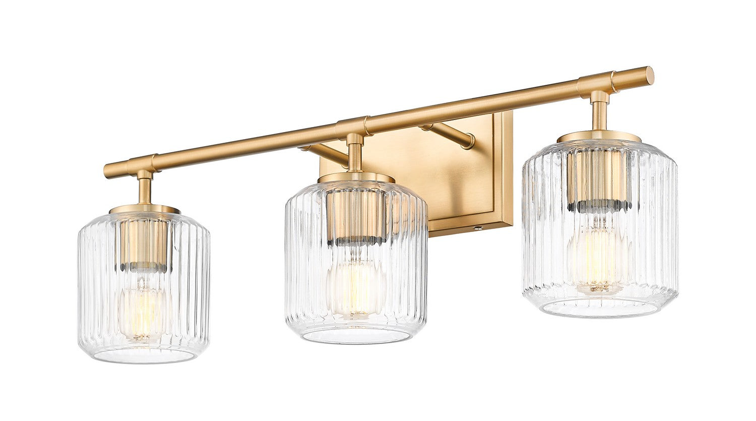 Z-Lite - 7515-3V-MGLD - Three Light Vanity - Landon - Modern Gold