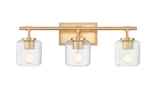Z-Lite - 7515-3V-MGLD - Three Light Vanity - Landon - Modern Gold