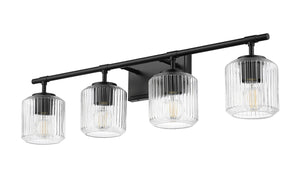 Z-Lite - 7515-4V-MB - Four Light Vanity - Landon - Matte Black