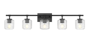 Z-Lite - 7515-5V-MB - Five Light Vanity - Landon - Matte Black