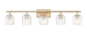 Z-Lite - 7515-5V-MGLD - Five Light Vanity - Landon - Modern Gold
