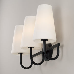 Capital Lighting - 155231MB-550 - Three Light Vanity - Averitt - Matte Black