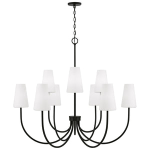 Capital Lighting - 455291MB-550 - Nine Light Chandelier - Averitt - Matte Black