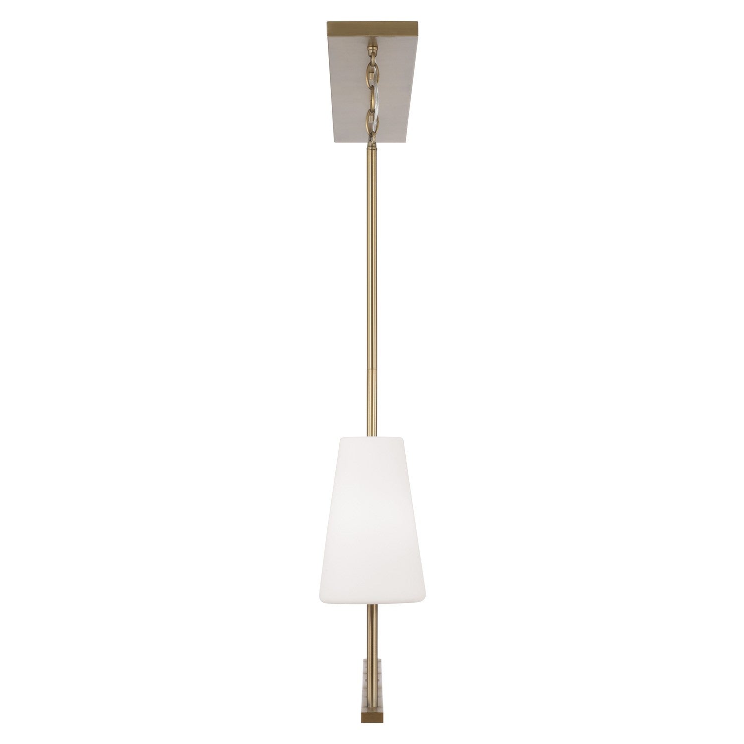 Capital Lighting - 855241AD-550 - Four Light Island Pendant - Averitt - Aged Brass