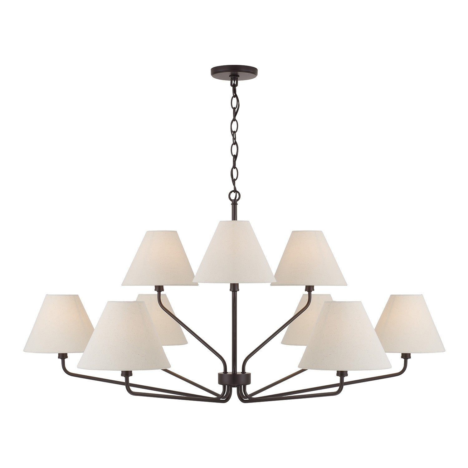 Capital Lighting - 456691ES-713 - Nine Light Chandelier - Chadwick - Espresso