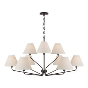 Capital Lighting - 456691ES-713 - Nine Light Chandelier - Chadwick - Espresso