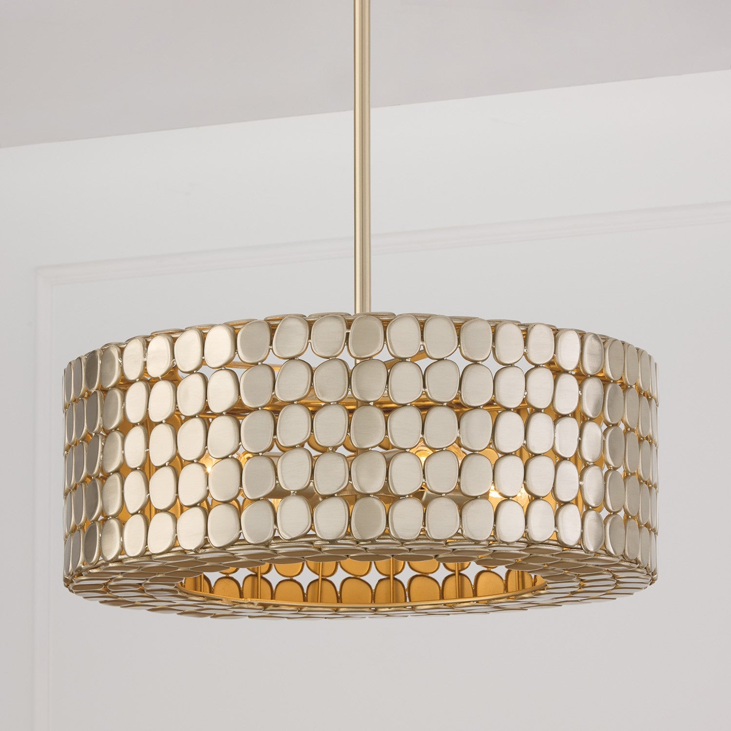 Capital Lighting - 354141HB - Four Light Pendant - Eliana - Champagne Brass