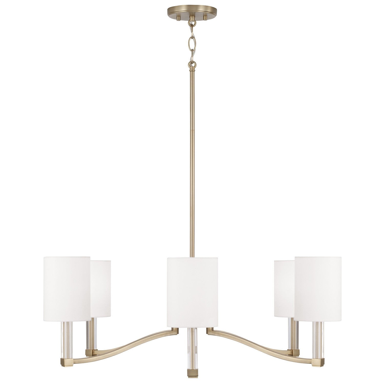 Capital Lighting - 457061MA-715 - Six Light Chandelier - Ingrid - Matte Brass