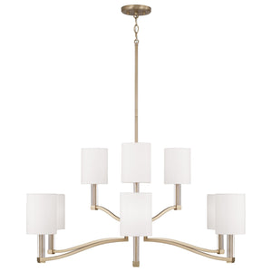 Capital Lighting - 457091MA-715 - Nine Light Chandelier - Ingrid - Matte Brass