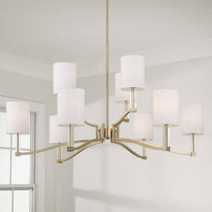 Capital Lighting - 457091MA-715 - Nine Light Chandelier - Ingrid - Matte Brass