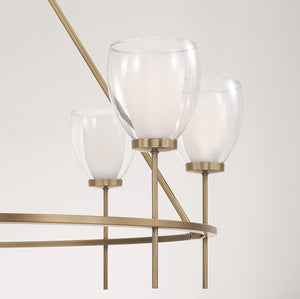 Capital Lighting - 455981AD - Eight Light Chandelier - Joss - Aged Brass