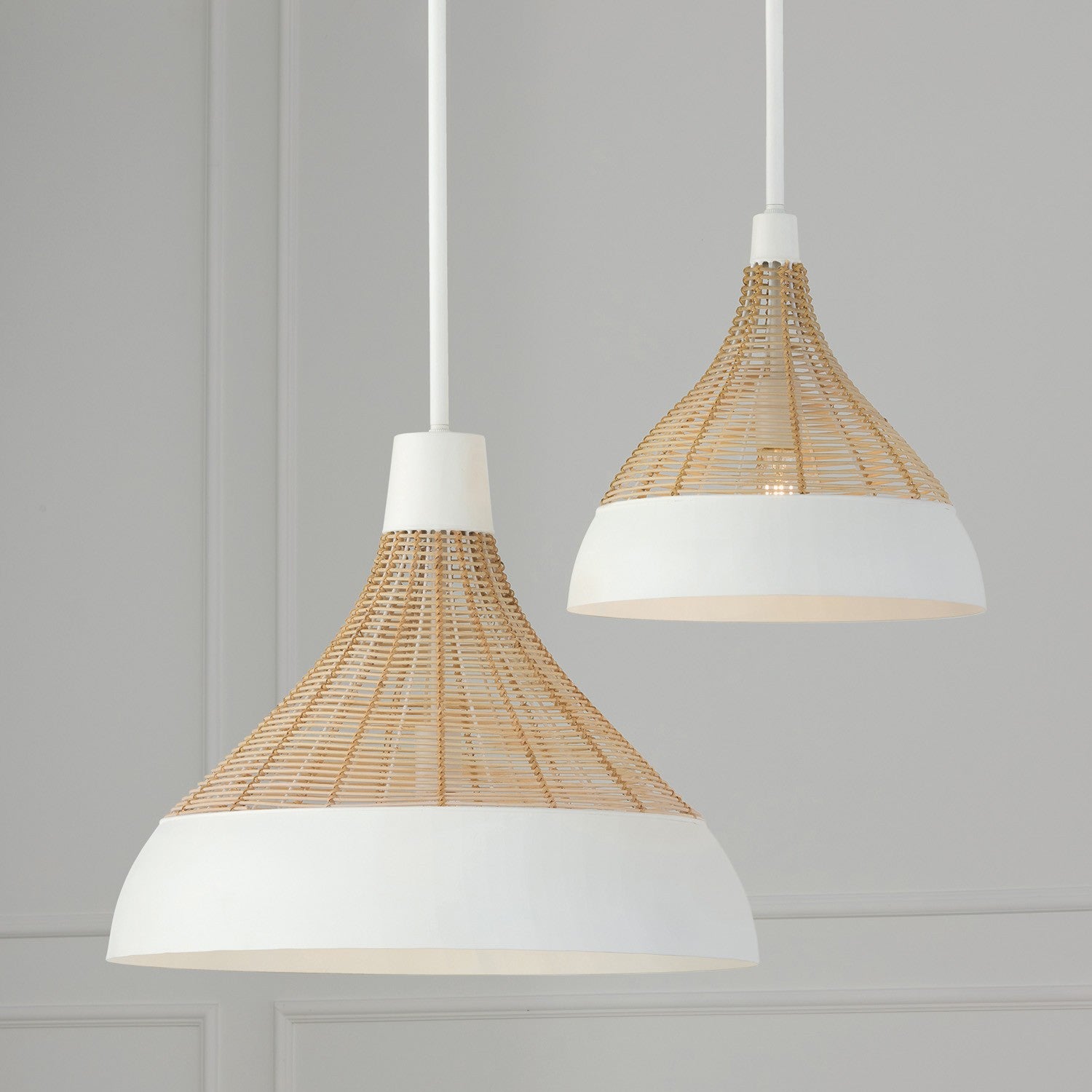 Capital Lighting - 353911WE - One Light Pendant - Kali - Matte White
