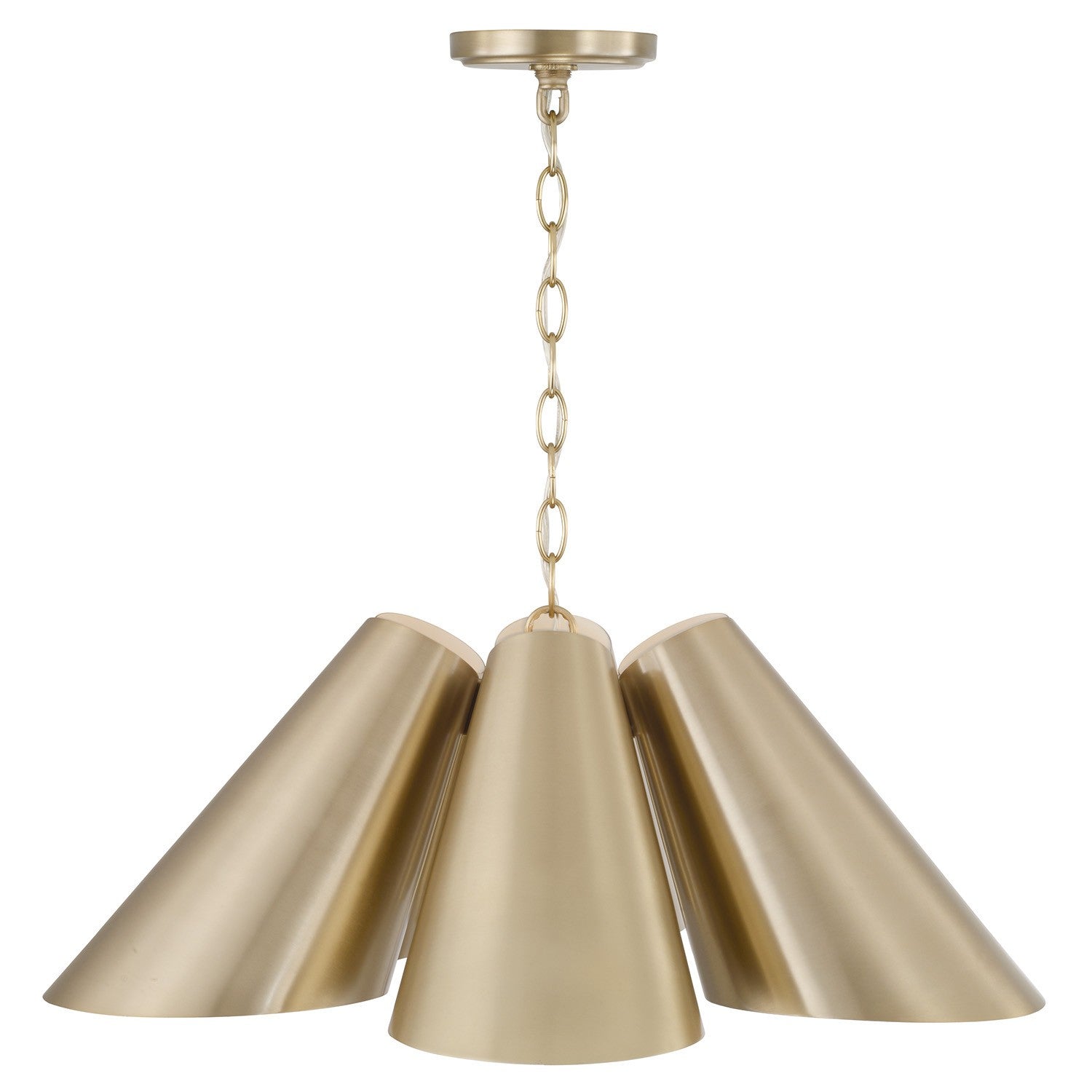 Capital Lighting - 354961MA - Six Light Pendant - Leo - Matte Brass