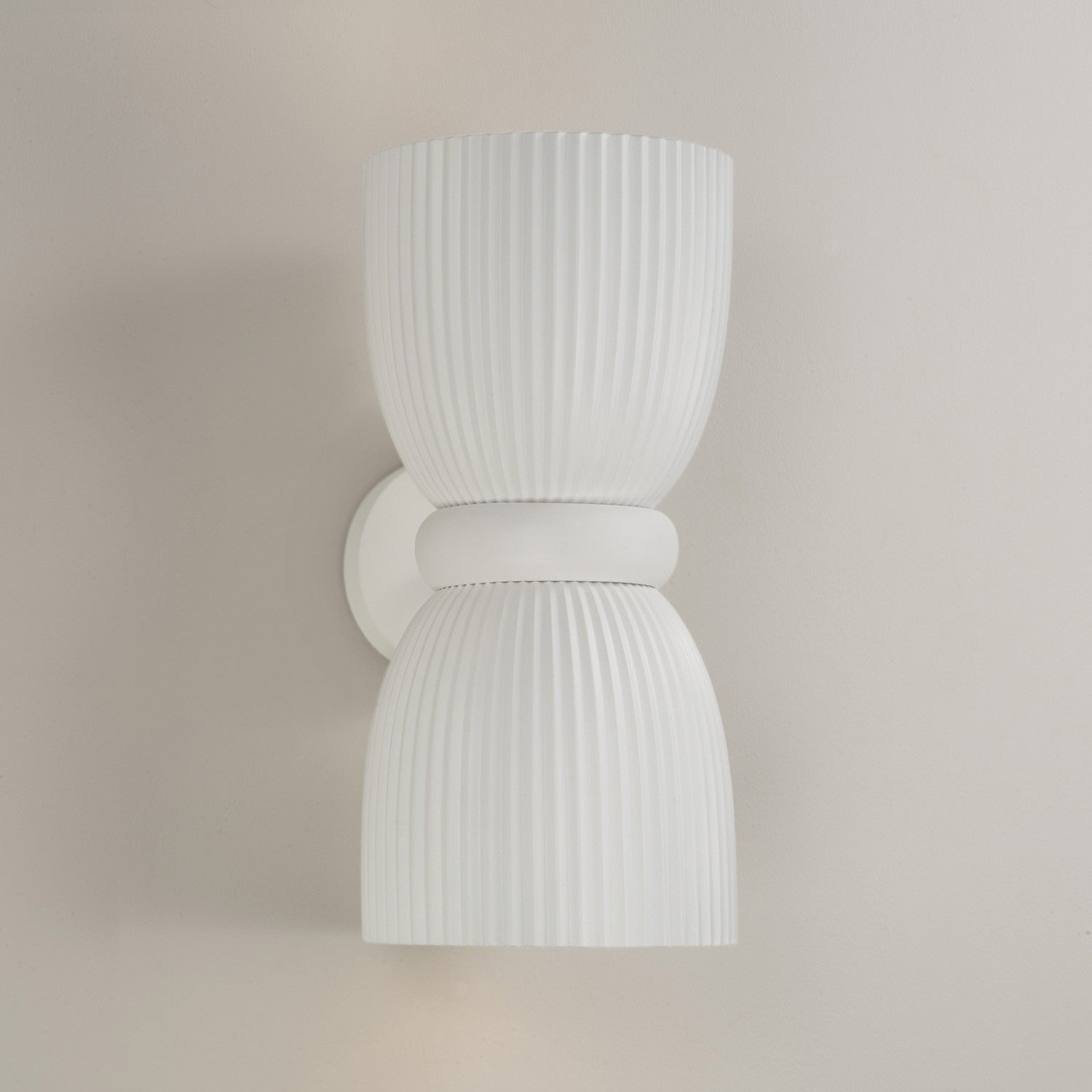 Capital Lighting - 656121CE - Two Light Wall Sconce - Mallory - Ceramic White
