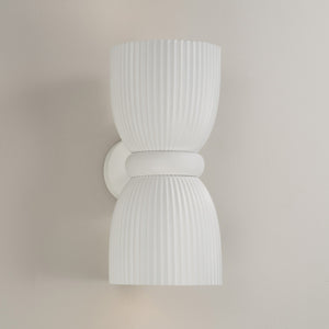 Capital Lighting - 656121CE - Two Light Wall Sconce - Mallory - Ceramic White