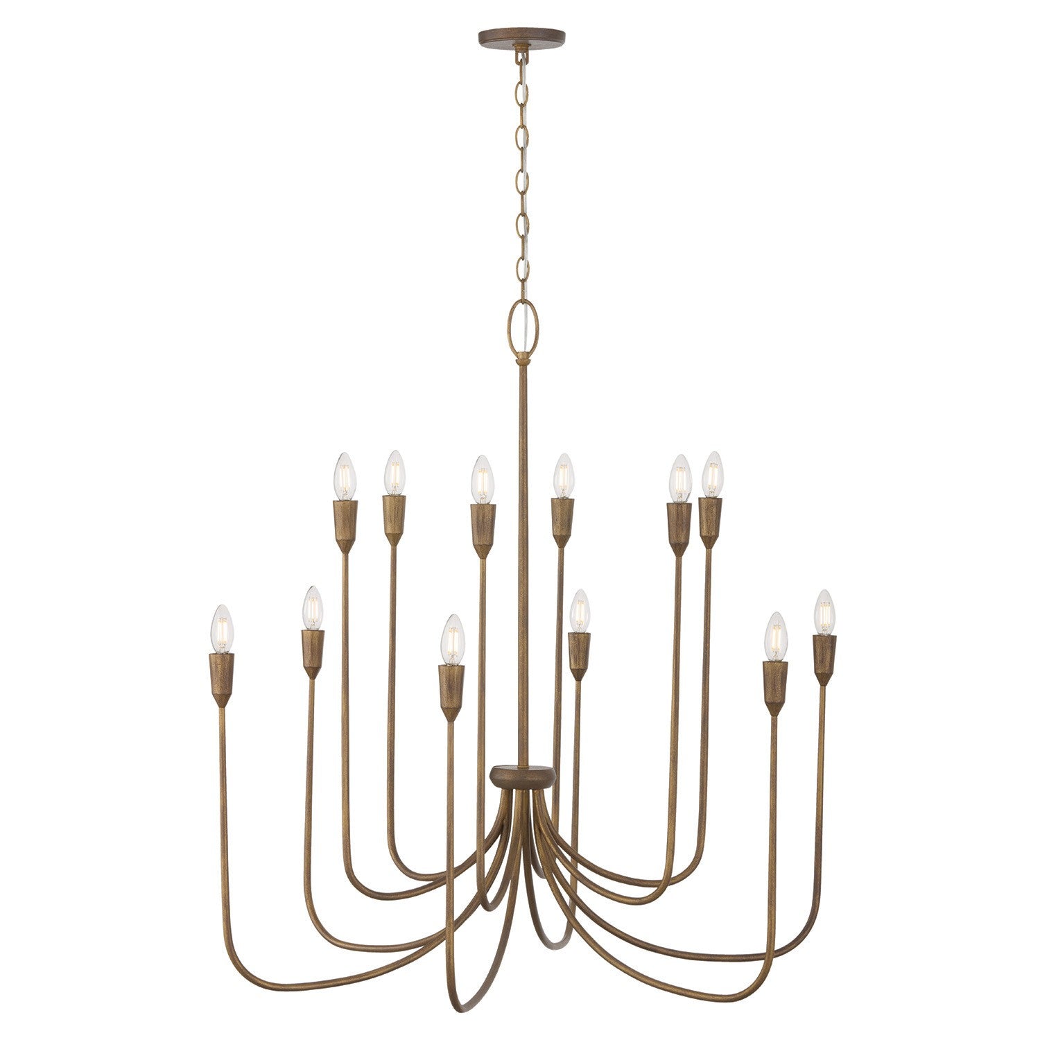 Capital Lighting - 456801MZ - 12 Light Chandelier - Marley - Mystic Bronze