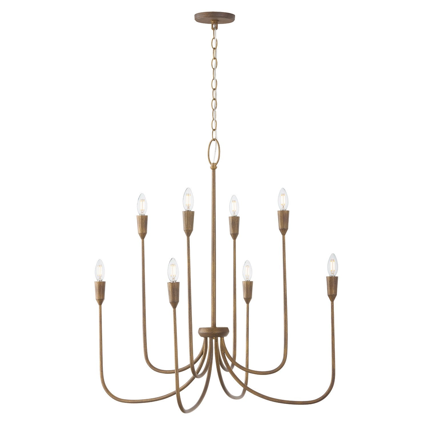 Capital Lighting - 456881MZ - Eight Light Chandelier - Marley - Mystic Bronze