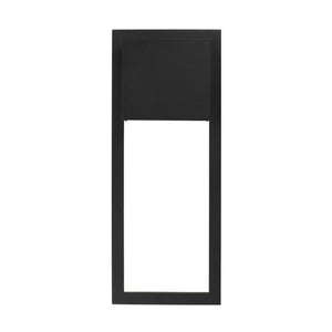 Capital Lighting - 956012BK-GL - One Light Outdoor Wall Lantern - Nate - Black