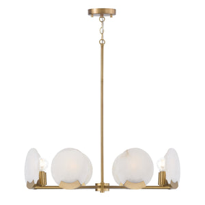 Capital Lighting - 454682AD - Eight Light Chandelier - Oriya - Aged Brass
