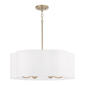 Capital Lighting - 356461MA - Six Light Pendant - Sabine - Matte Brass