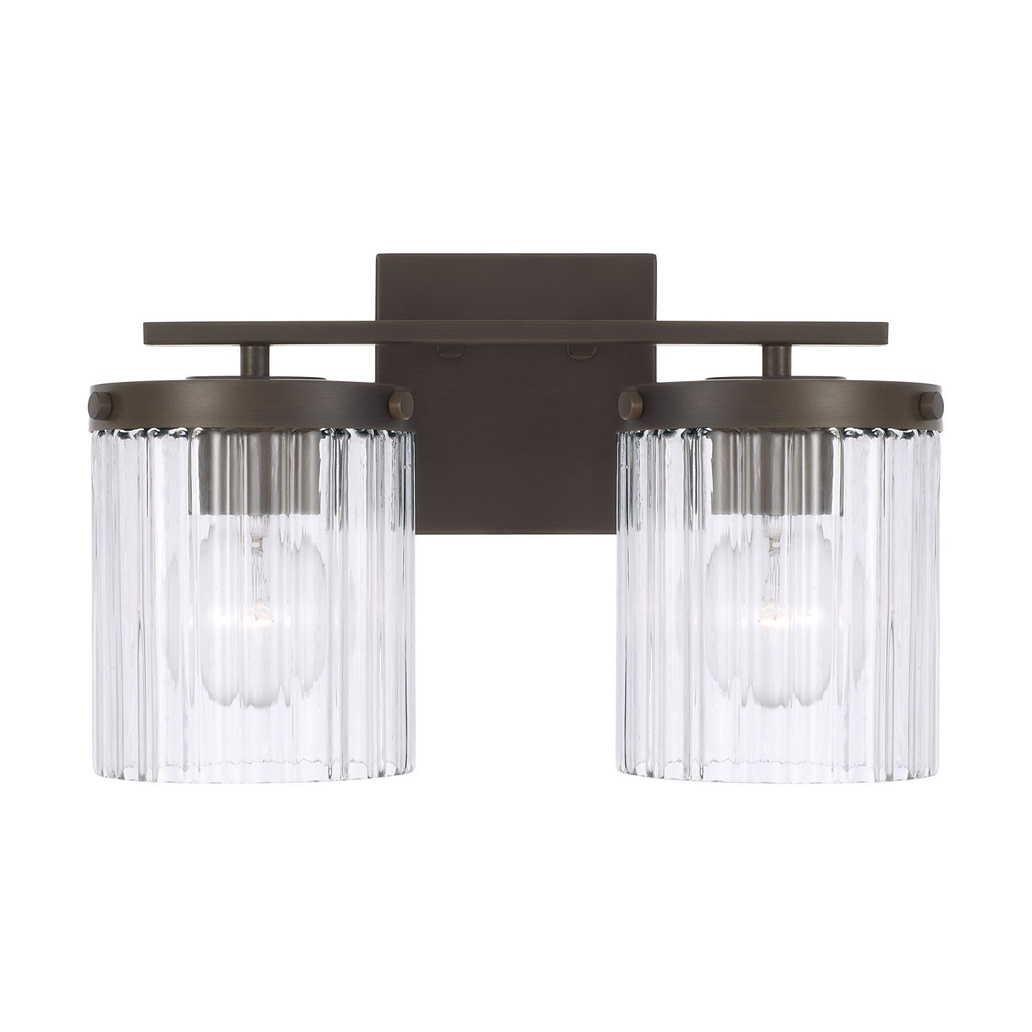 Capital Lighting - 156221OR-555 - Two Light Vanity - Vaughn - Oil Rubbed Bronze