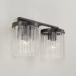 Capital Lighting - 156221OR-555 - Two Light Vanity - Vaughn - Oil Rubbed Bronze
