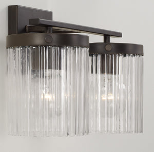 Capital Lighting - 156221OR-555 - Two Light Vanity - Vaughn - Oil Rubbed Bronze