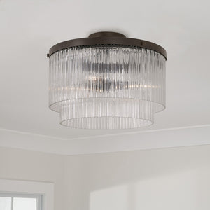 Capital Lighting - 356231OR - Three Light Pendant - Vaughn - Oil Rubbed Bronze