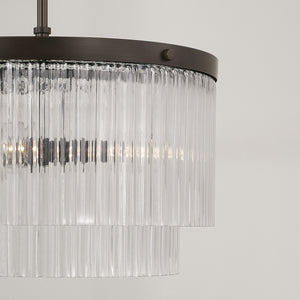Capital Lighting - 356231OR - Three Light Pendant - Vaughn - Oil Rubbed Bronze
