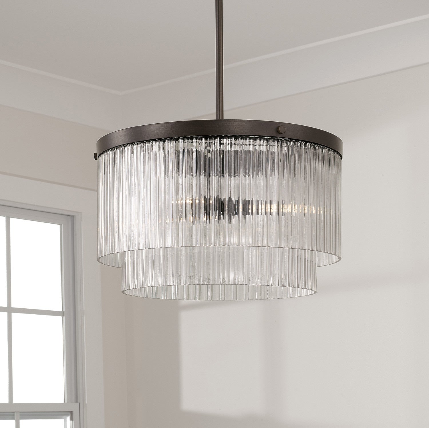 Capital Lighting - 356231OR - Three Light Pendant - Vaughn - Oil Rubbed Bronze
