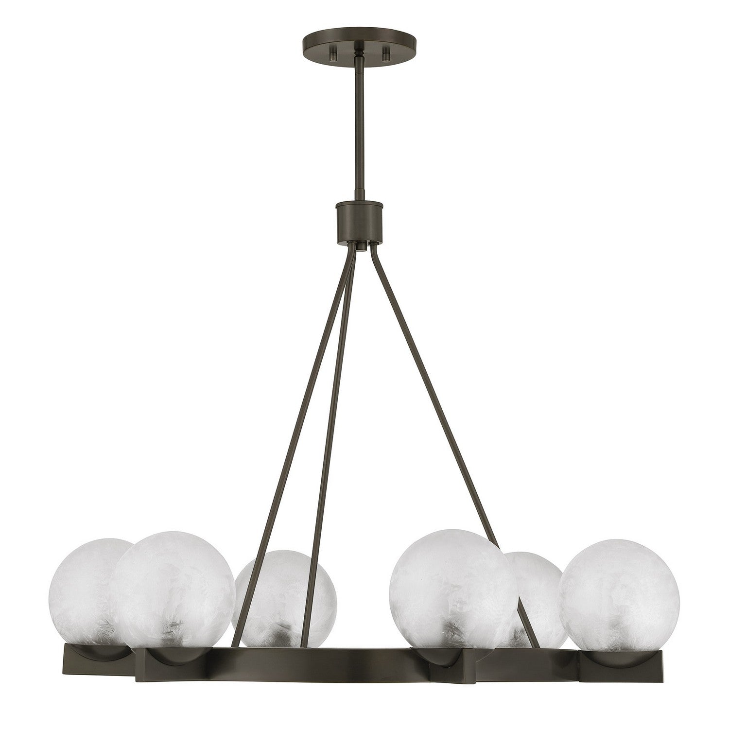 Savoy House - 1-1014-6-15 - Six Light Chandelier - Darien - Mediterranean Bronze