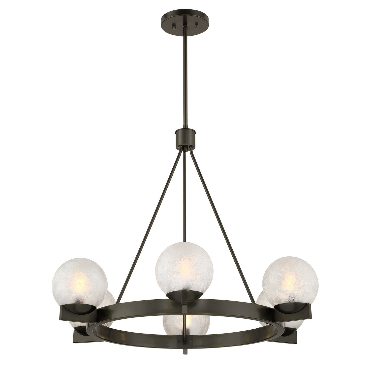 Savoy House - 1-1014-6-15 - Six Light Chandelier - Darien - Mediterranean Bronze