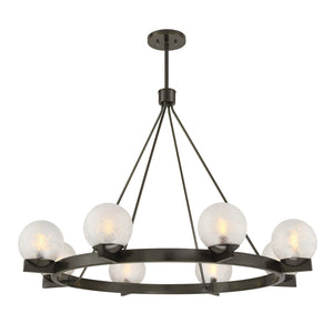 Savoy House - 1-1015-8-15 - Eight Light Chandelier - Darien - Mediterranean Bronze