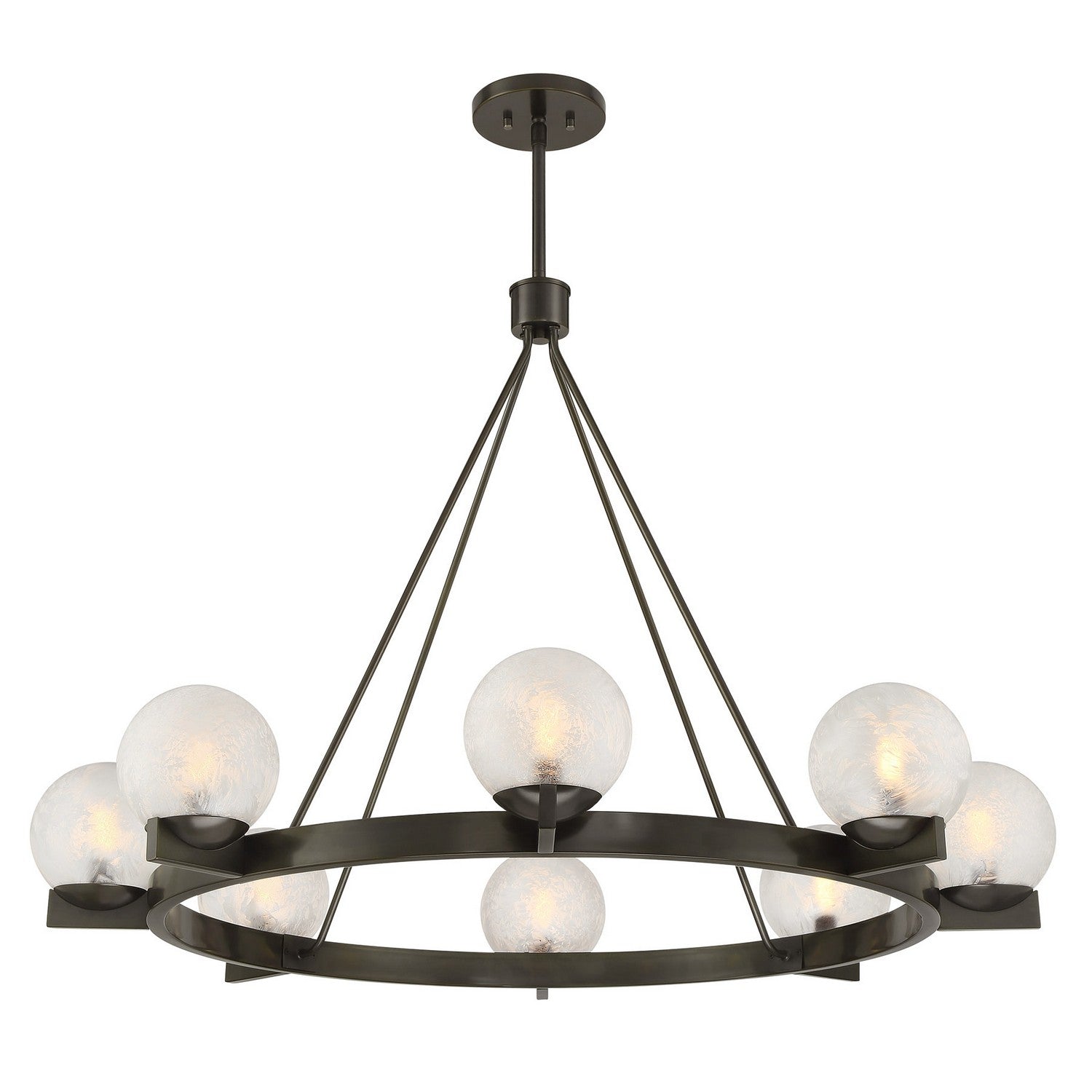 Savoy House - 1-1015-8-15 - Eight Light Chandelier - Darien - Mediterranean Bronze