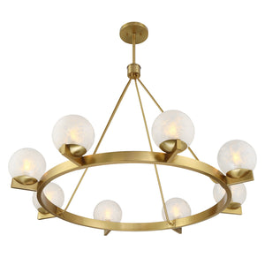 Savoy House - 1-1015-8-322 - Eight Light Chandelier - Darien - Warm Brass