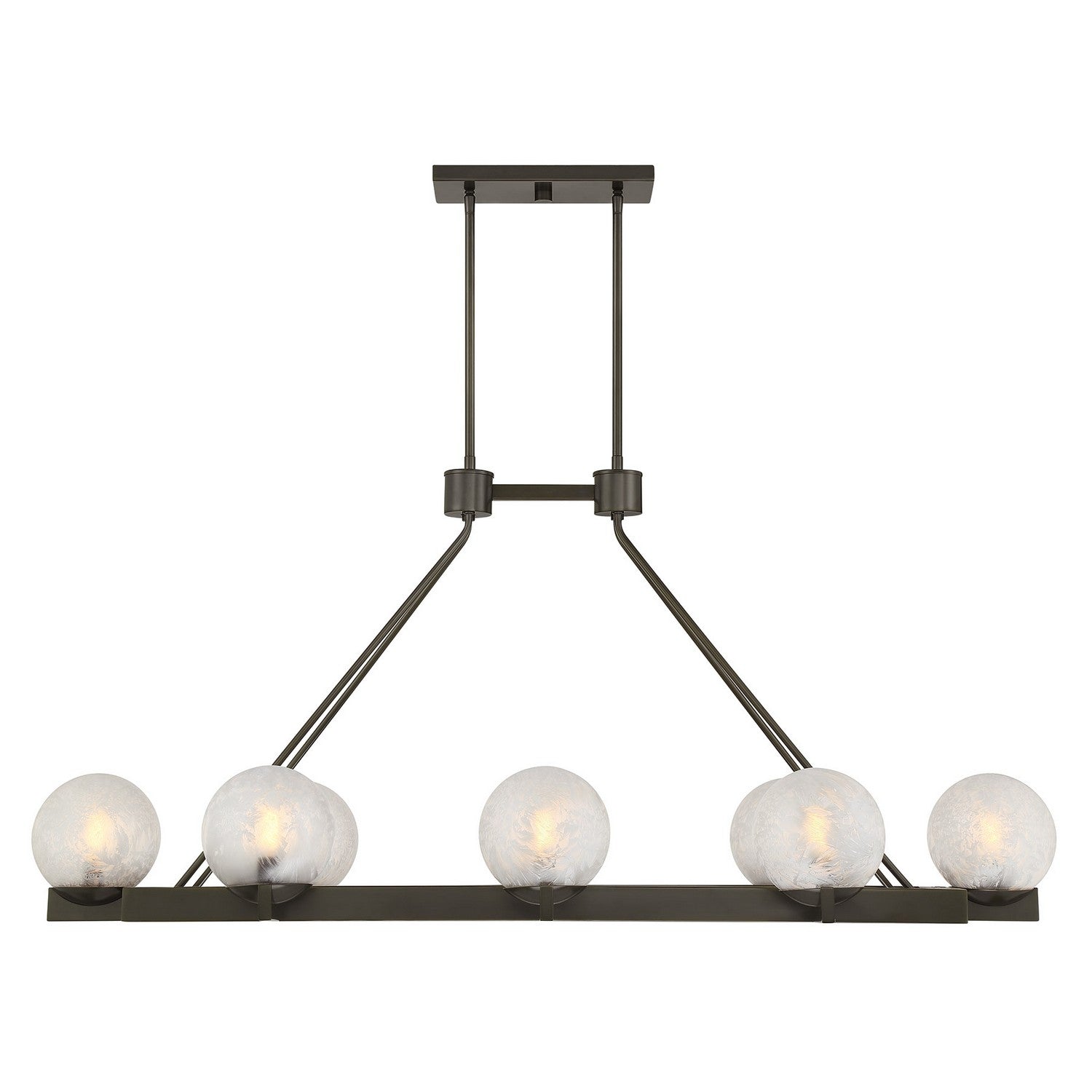 Savoy House - 1-1016-8-15 - Eight Light Linear Chandelier - Darien - Mediterranean Bronze