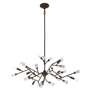 Savoy House - 1-2168-6-105 - Six Light Chandelier - Malinda - Bark