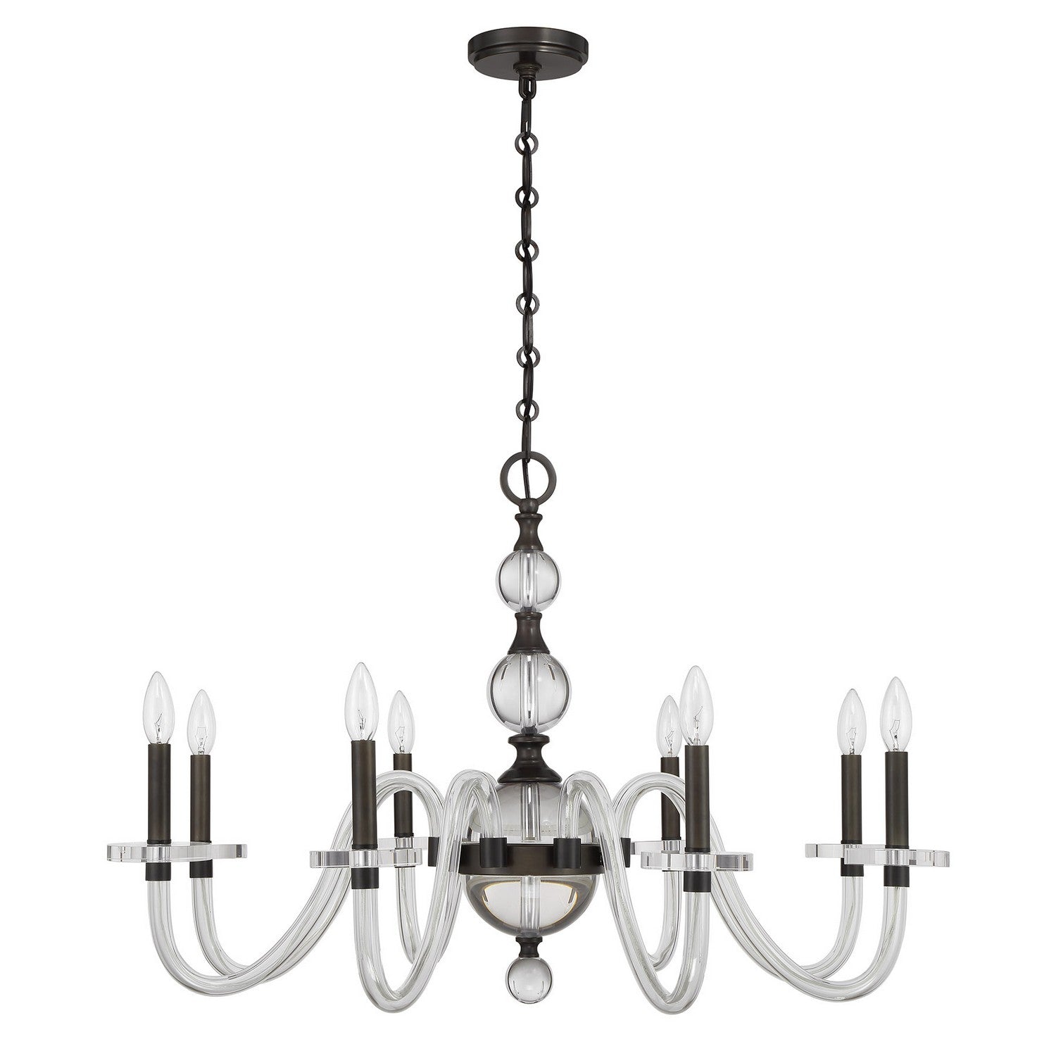 Savoy House - 1-4278-8-15 - Eight Light Chandelier - Aragon - Mediterranean Bronze