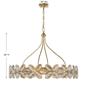 Savoy House - 1-4528-14-221 - 14 Light Chandelier - Marbella - Gold Shimmer