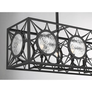 Savoy House - 1-5066-8-89 - Eight Light Linear Chandelier - Balfour - Matte Black