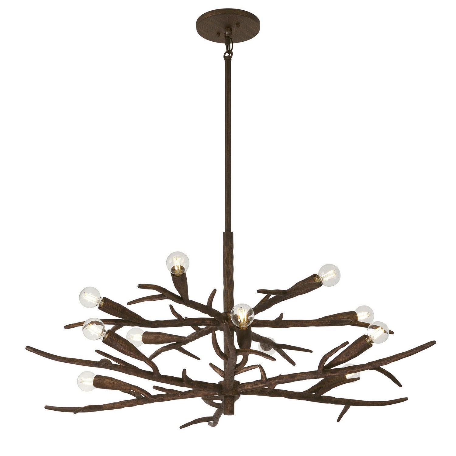 Savoy House - 1-5398-12-105 - 12 Light Chandelier - Palisades - Bark