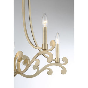 Savoy House - 1-6096-5-127 - Five Light Chandelier - Lombard - Noble Brass