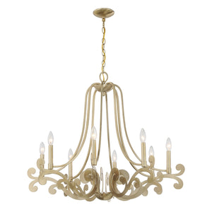 Savoy House - 1-6097-8-127 - Eight Light Chandelier - Lombard - Noble Brass