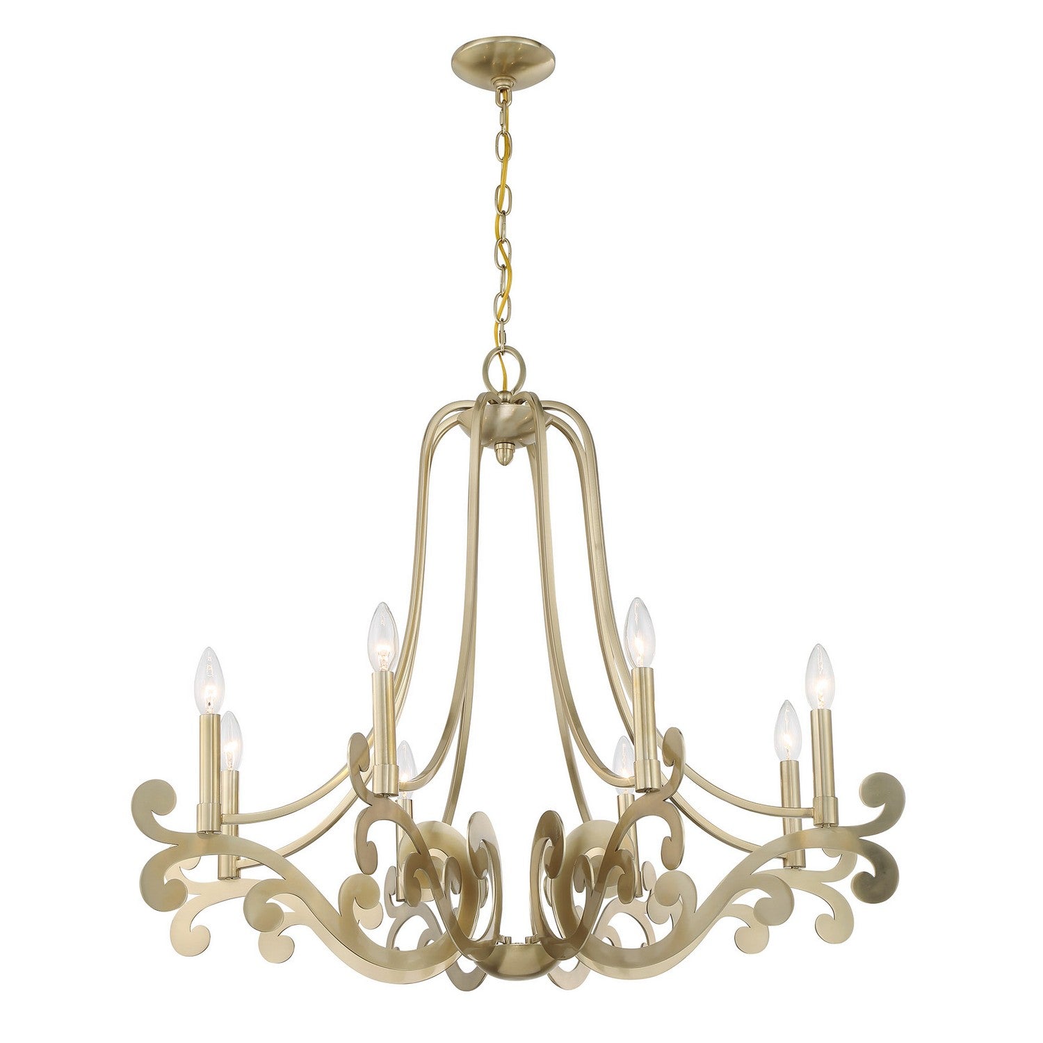 Savoy House - 1-6097-8-127 - Eight Light Chandelier - Lombard - Noble Brass