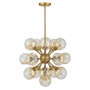 Savoy House - 1-7934-16-322 - 16 Light Chandelier - Matisse - Warm Brass