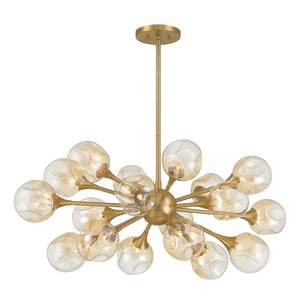 Savoy House - 1-7935-18-322 - 18 Light Chandelier - Matisse - Warm Brass