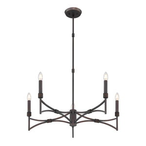 Savoy House - 1-8167-5-26 - Five Light Chandelier - Gardner - Champagne Mist